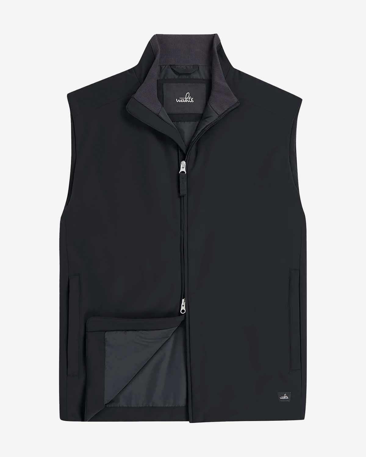 WAHTS Kendrick tech stretch vest donkerblauw waterafstotend heren