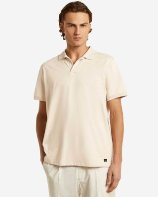 WAHTS Hastings polo light sand model vooraanzicht