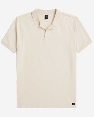 WAHTS Hastings polo light sand stretch jersey katoen heren