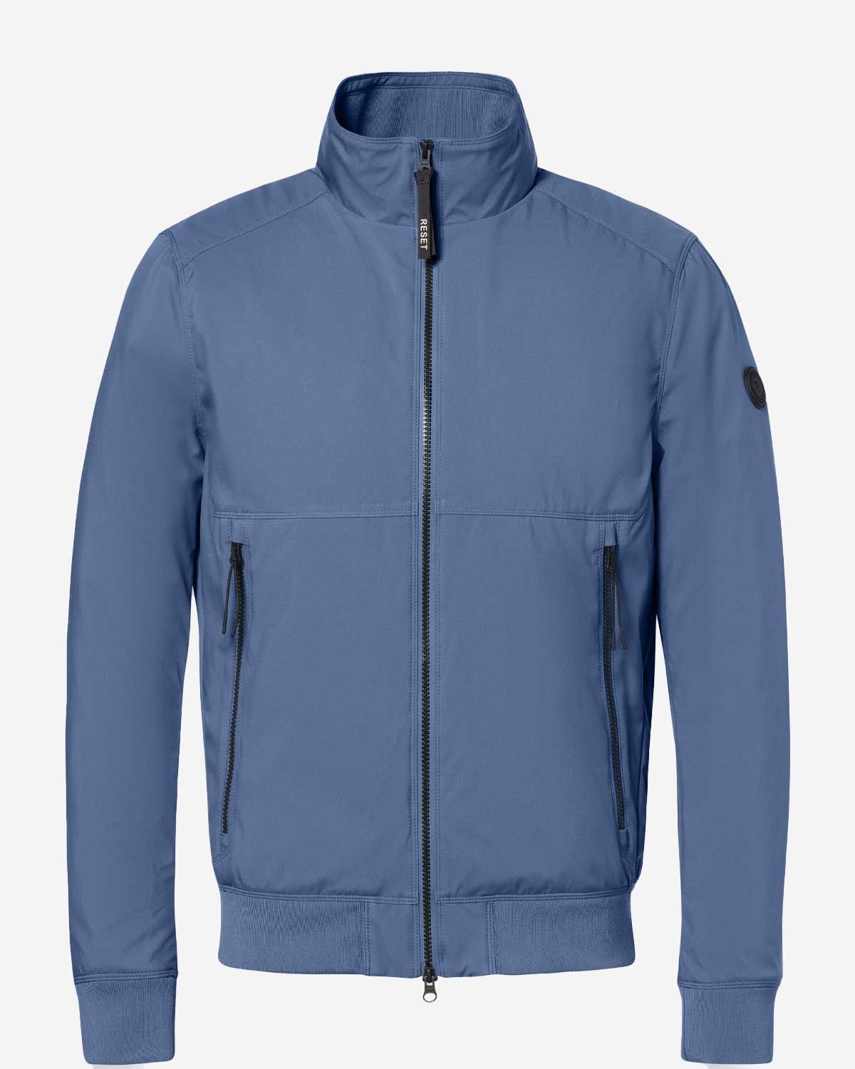 Reset Cadiz bomber jack steel blue MR00610261-5210 polyester staande kraag heren Haarlem