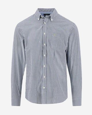 Fynch Hatton Casual Shirt Lange Mouw Midden Groen 16135120 Fynch Hatton Casual Shirt Lange Mouw Midden Groen 16135120