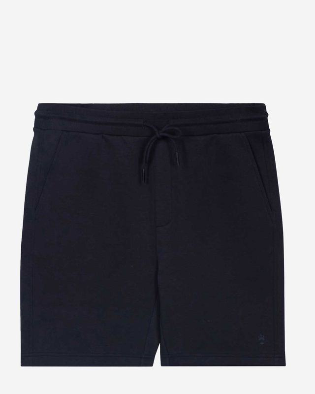 Thomas Maine short 6111TM011 kleur 60 navy sweat short bij Van den Broek Herenmode Haarlem