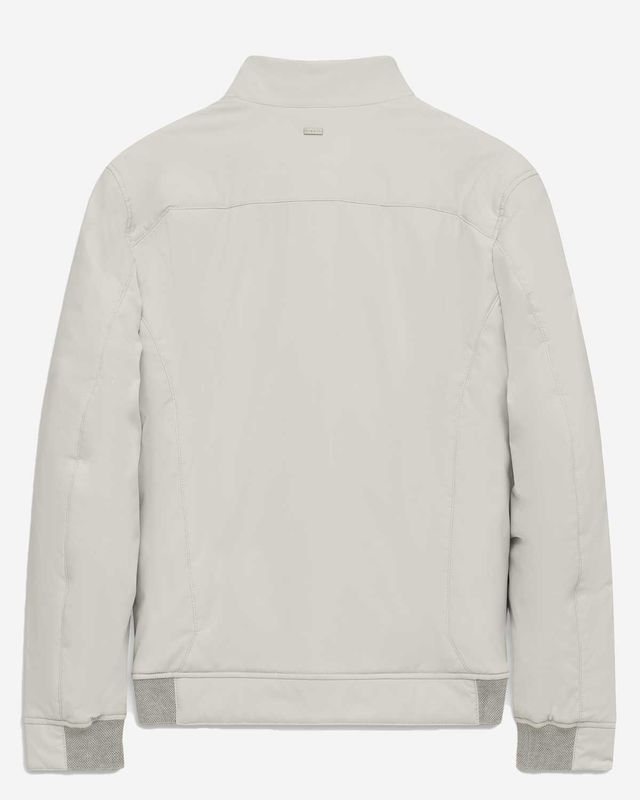 Bugatti jack off-white achterzijde lichtgewicht zomerjack 175200-11503-20 heren