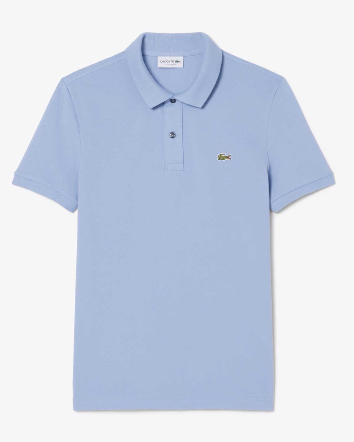Lacoste L.12.12 slim fit herenpolo PH4012-AEY lichtblauw van 100% piqué katoen