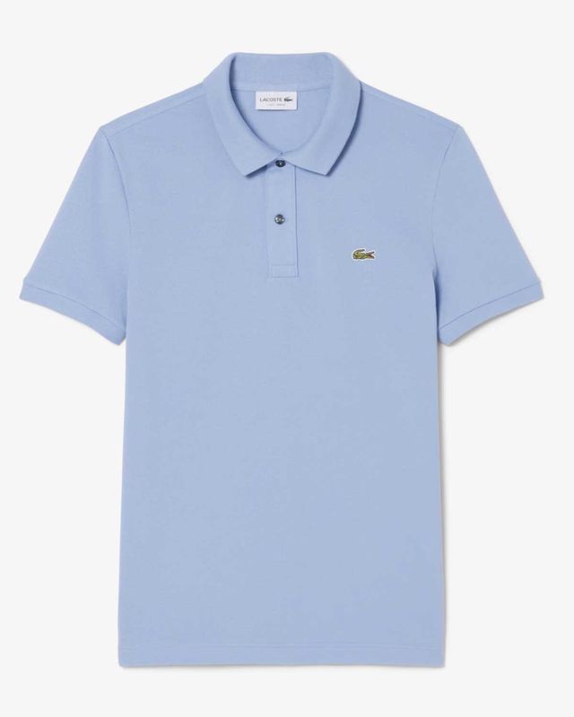 Lacoste L.12.12 slim fit herenpolo PH4012-AEY lichtblauw van 100% piqué katoen