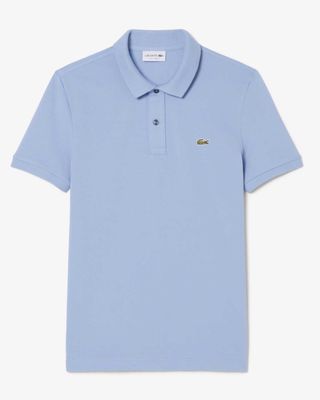Lacoste L.12.12 slim fit herenpolo PH4012-AEY lichtblauw van 100% piqué katoen