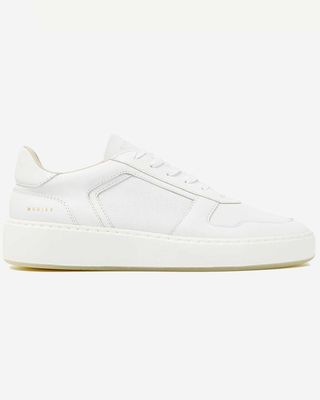 Witte Nubikk sneaker Jiro Luca heren zijkant met strak design