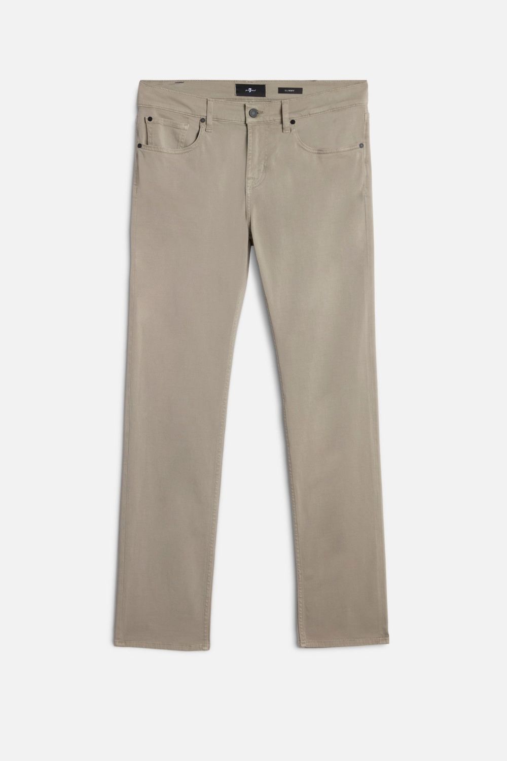 7 For All Mankind Slimmy Sateen Driftwood 7TC40V60