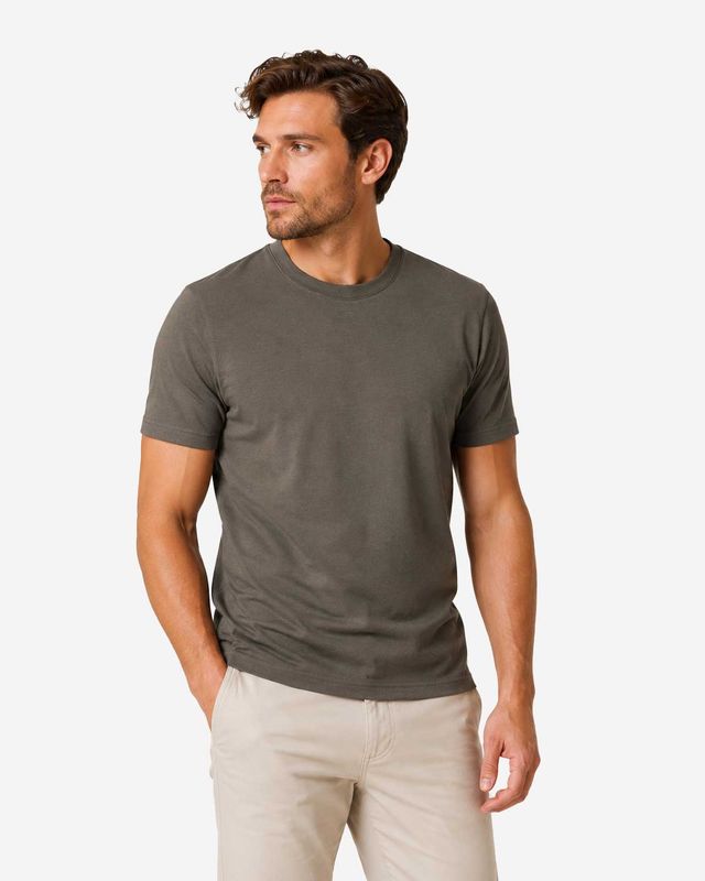 Thomas Maine T-Shirt Midden Groen 6150TM078