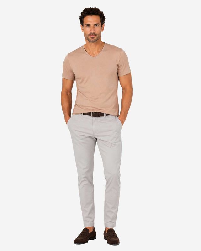 Olymp T-shirt Midden Beige 080112