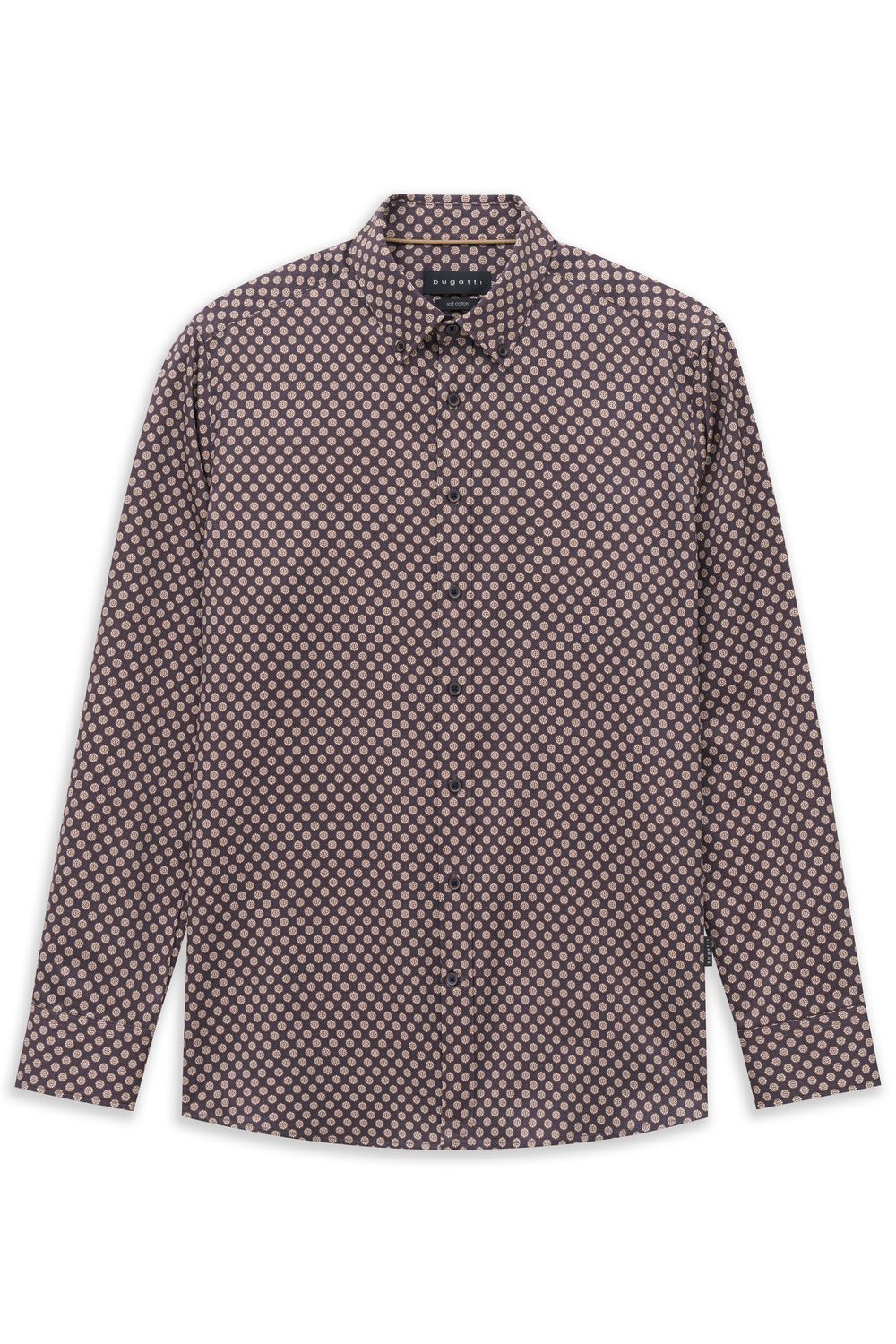 Bugatti Casual Shirt Dark Brown 9350-28504F