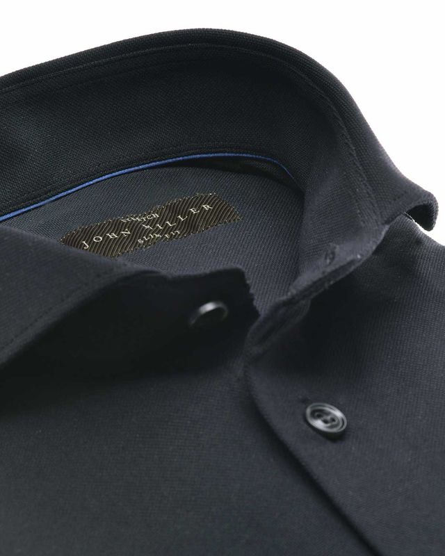 John Miller Dress Shirt Lange Mouw Zwart 5346516