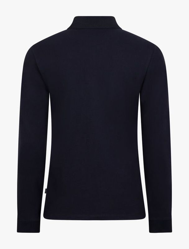 Cavallaro Long-Sleeved Polo Dark Blue 116265010