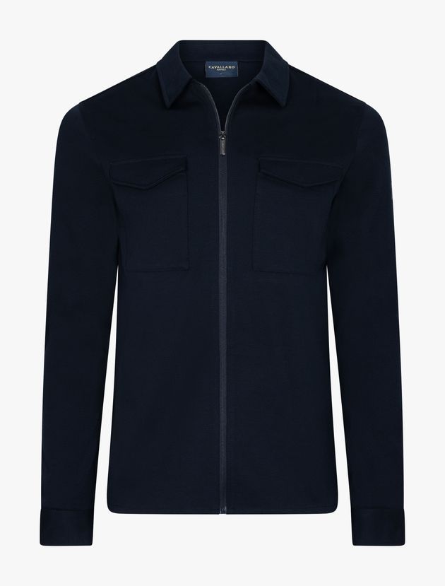 Cavallaro Zeradino Overshirt Dark Blue 123265013