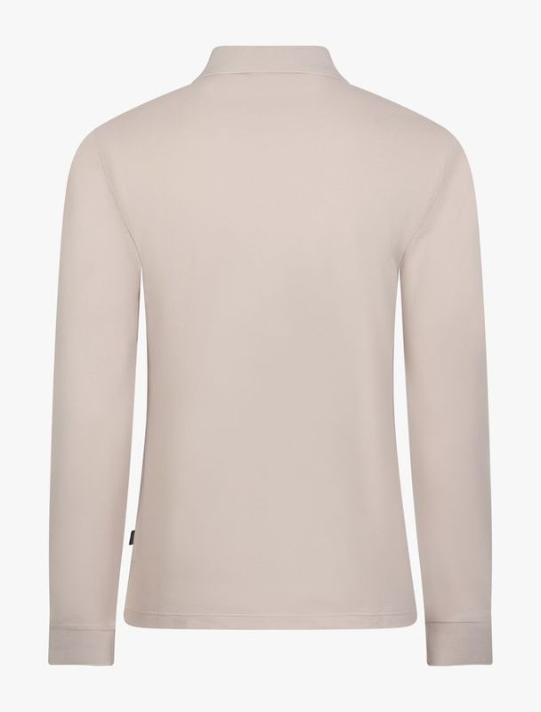 Cavallaro Long-Sleeved Polo Light Beige 116265010