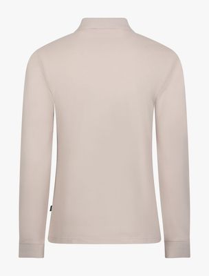 Cavallaro Long-Sleeved Polo Light Beige 116265010