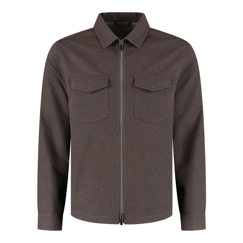 Seven Dials Overshirt Dark Brown SDL26314BI61