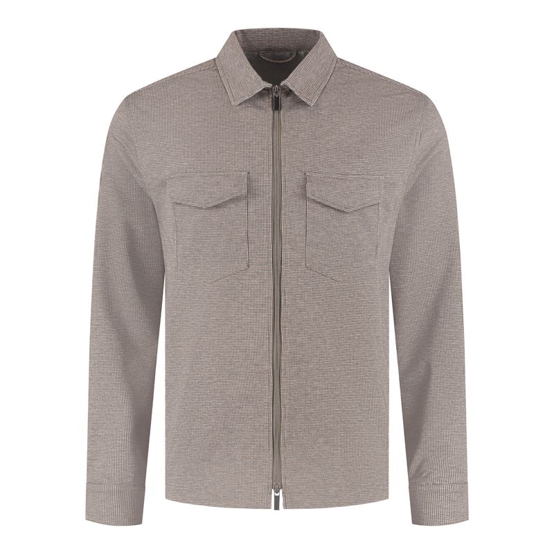 Seven Dials Overshirt Mid Brown SDL26314BI61