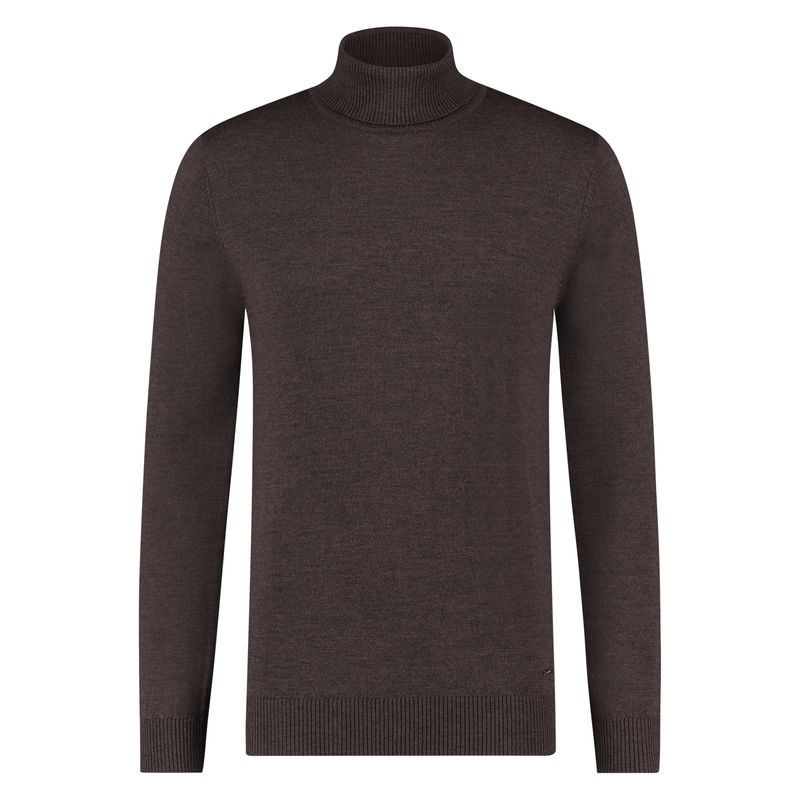 Seven Dials Rollneck Pullover Dark Brown SDL00005NI13