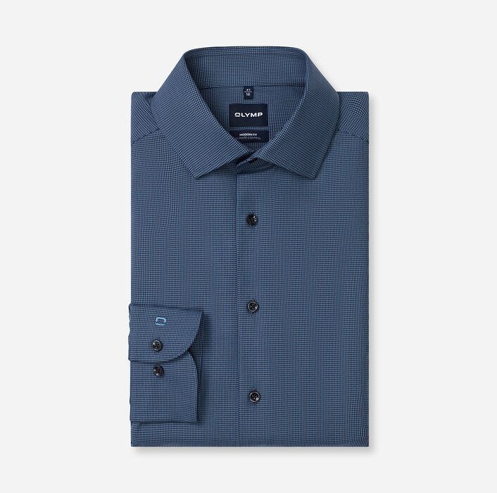 OLYMP Luxor 24/Seven Climate Control Shirt Blue