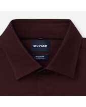 OLYMP Luxor 24/Seven Modern Fit Shirt Burgundy