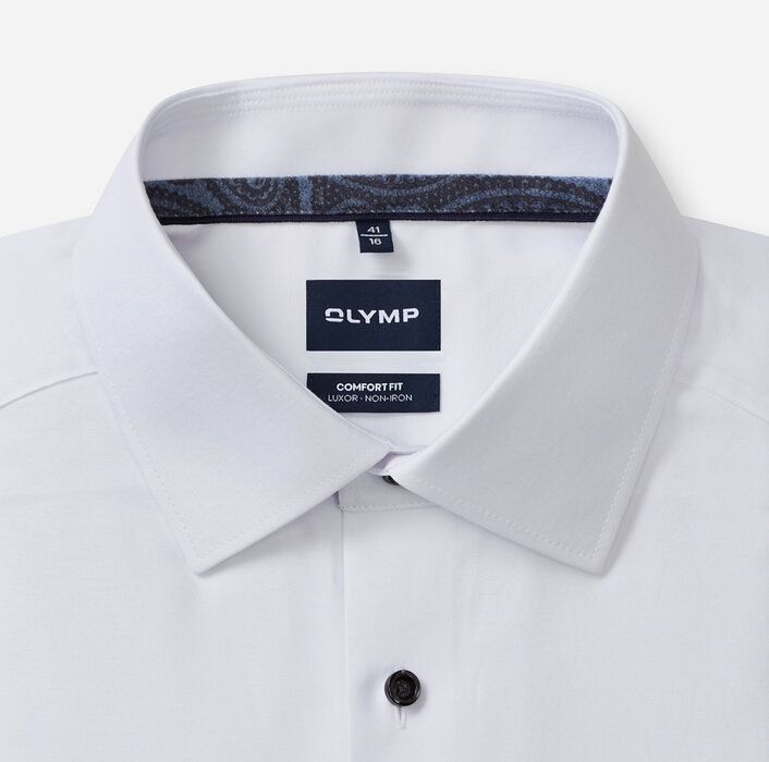 OLYMP Luxor Comfort Fit New Kent Shirt Smoke Blue