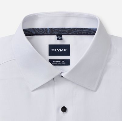 OLYMP Luxor Comfort Fit New Kent Shirt Smoke Blue