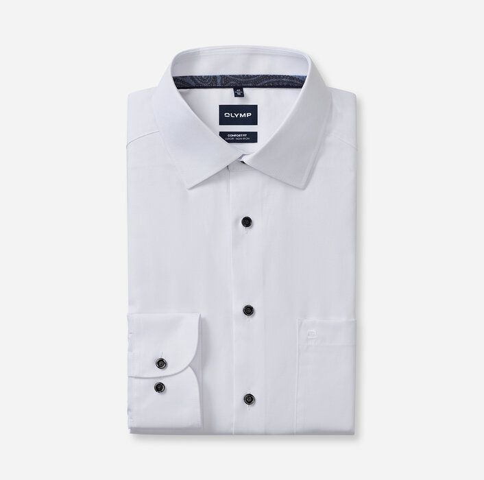 OLYMP Luxor Comfort Fit New Kent Shirt Smoke Blue