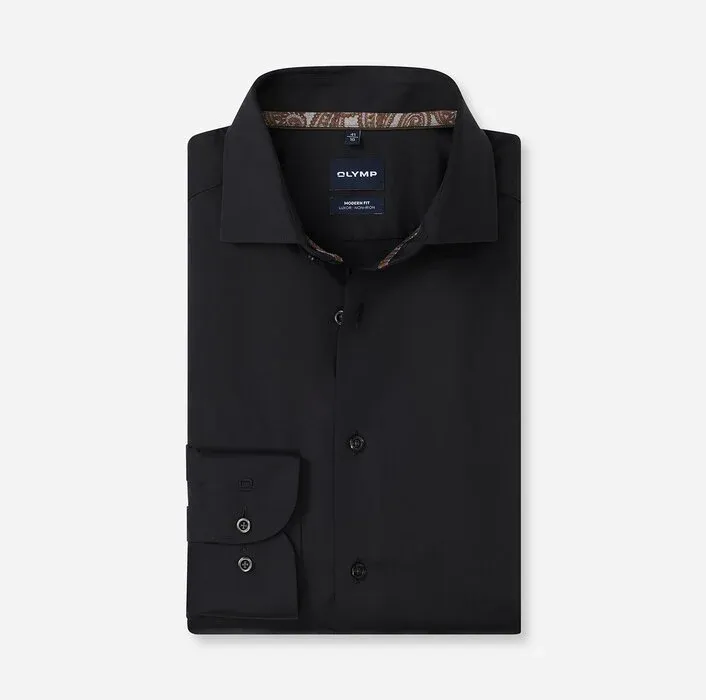 OLYMP Luxor Modern Fit Shirt Black