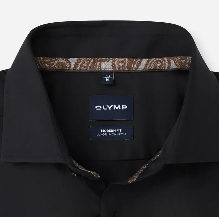 OLYMP Luxor Modern Fit Shirt Black