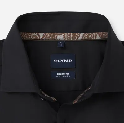 OLYMP Luxor Modern Fit Shirt Black