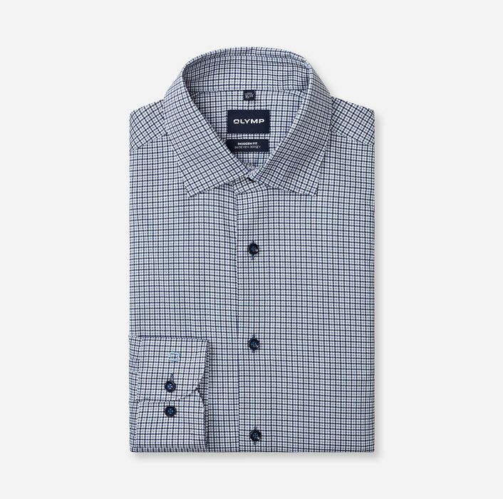 OLYMP Luxor 24/Seven Modern Fit Shirt Navy