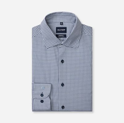 OLYMP Luxor 24/Seven Modern Fit Shirt Navy