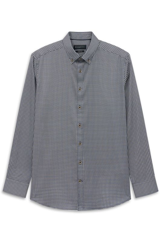 Bugatti Casual Shirt Mid Blue 9350-28508F