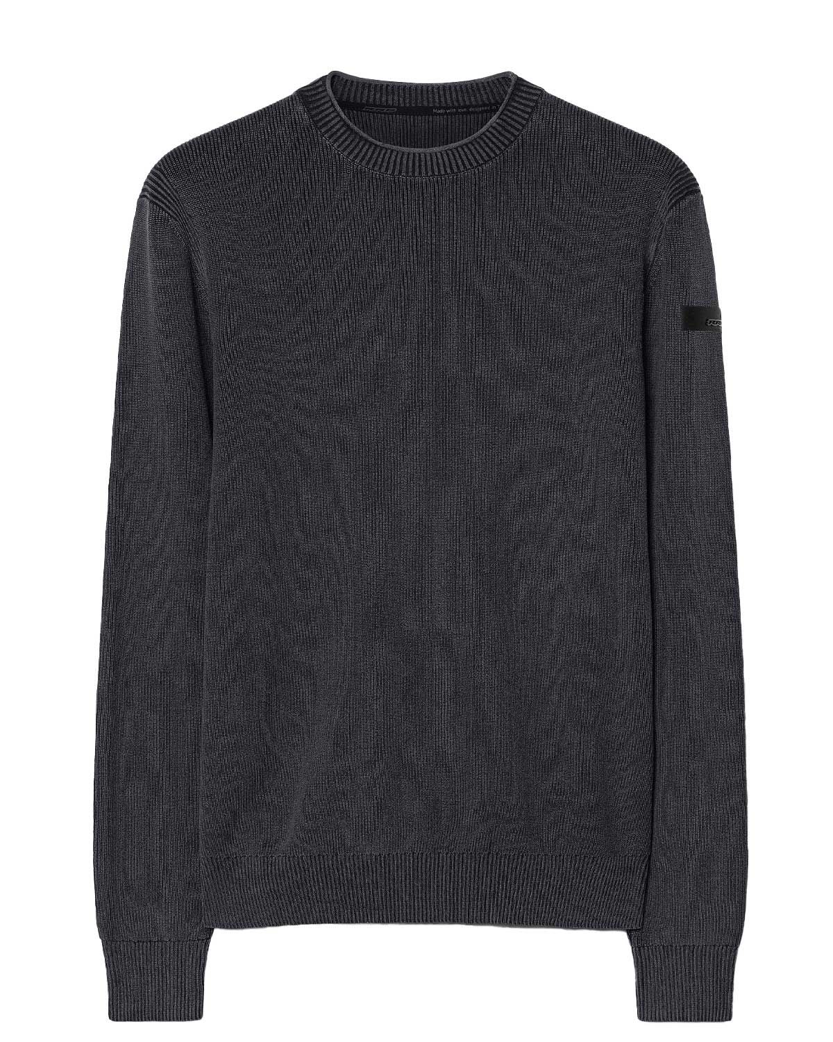 RRD Round Knit W26149-10 in donkergrijs, voorzijde