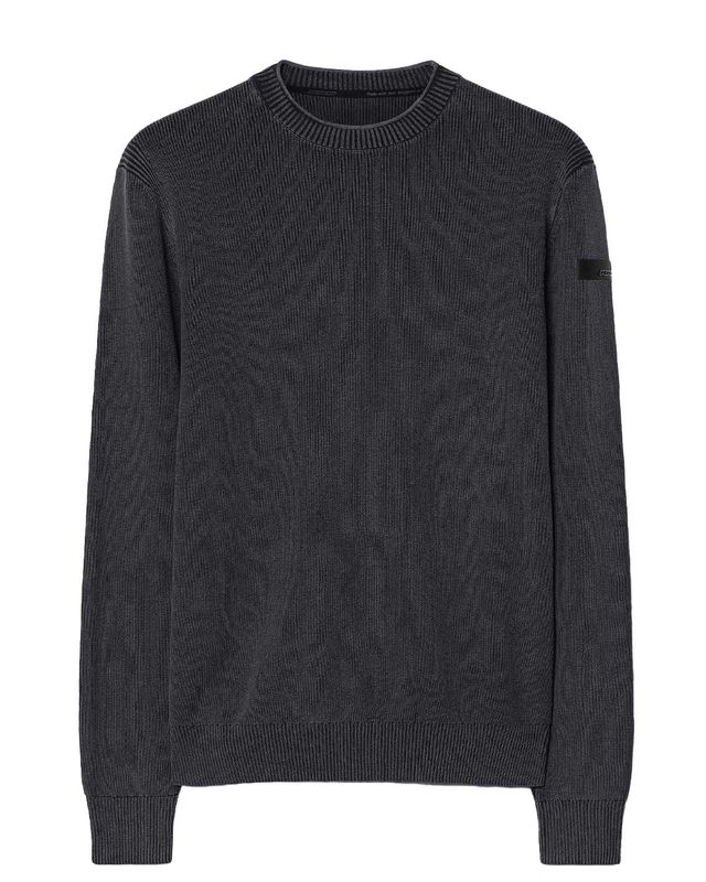 RRD Round Knit W26149-10 in donkergrijs, voorzijde