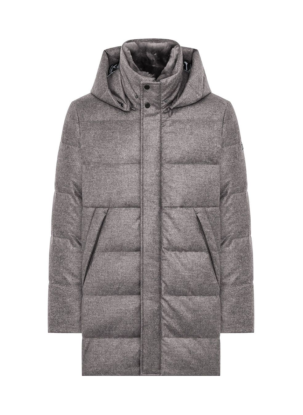 Duno Magnus Levico Dark Blue Long Hooded Parka