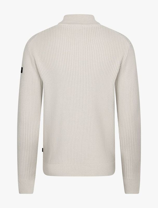 Cavallaro Half-Zip Sweater Light Beige 118265016