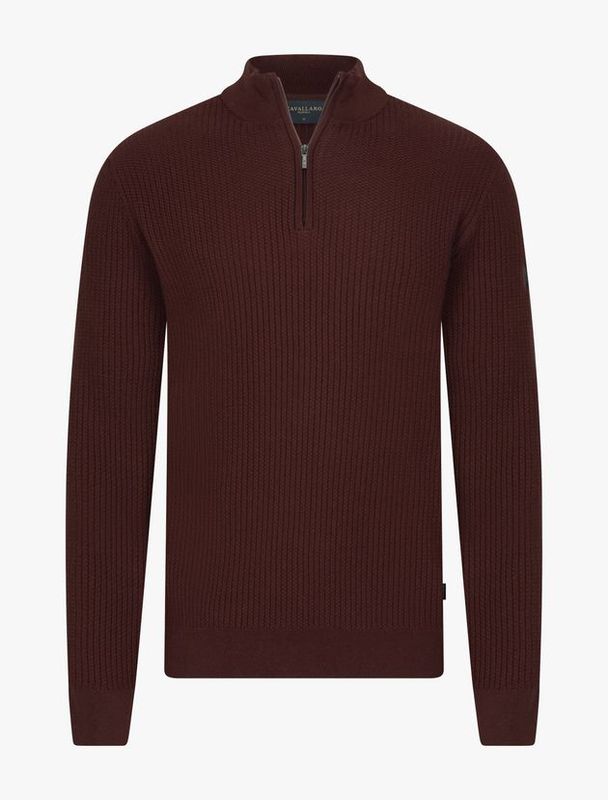 Cavallaro Half-Zip Sweater Dark Red 118265016