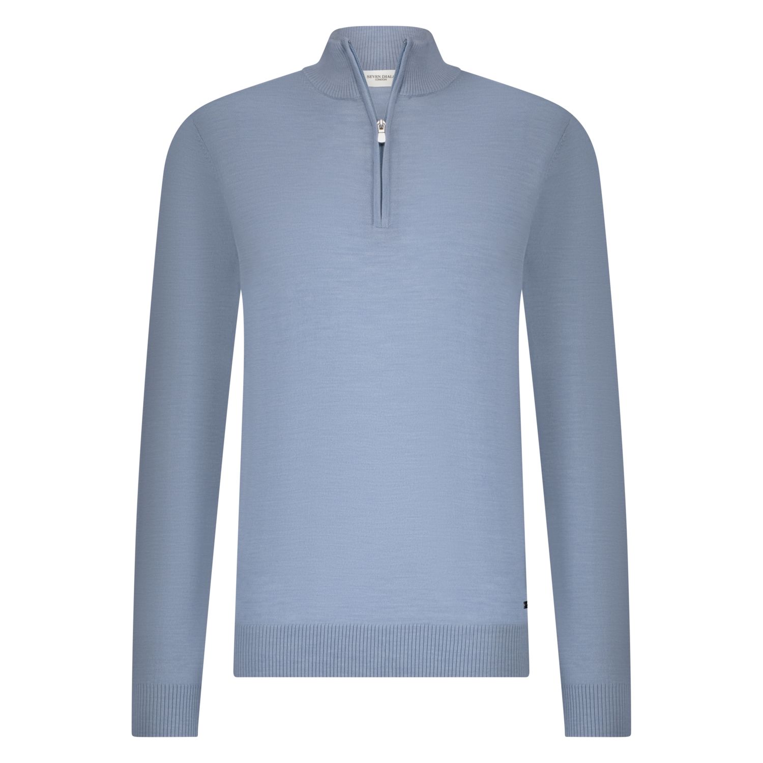 Seven Dials Saul Light Blue Half-Zip SDL00005LU15