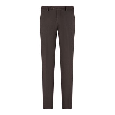 Seven Dials Nanning Dark Brown Trousers SDL26304AI61
