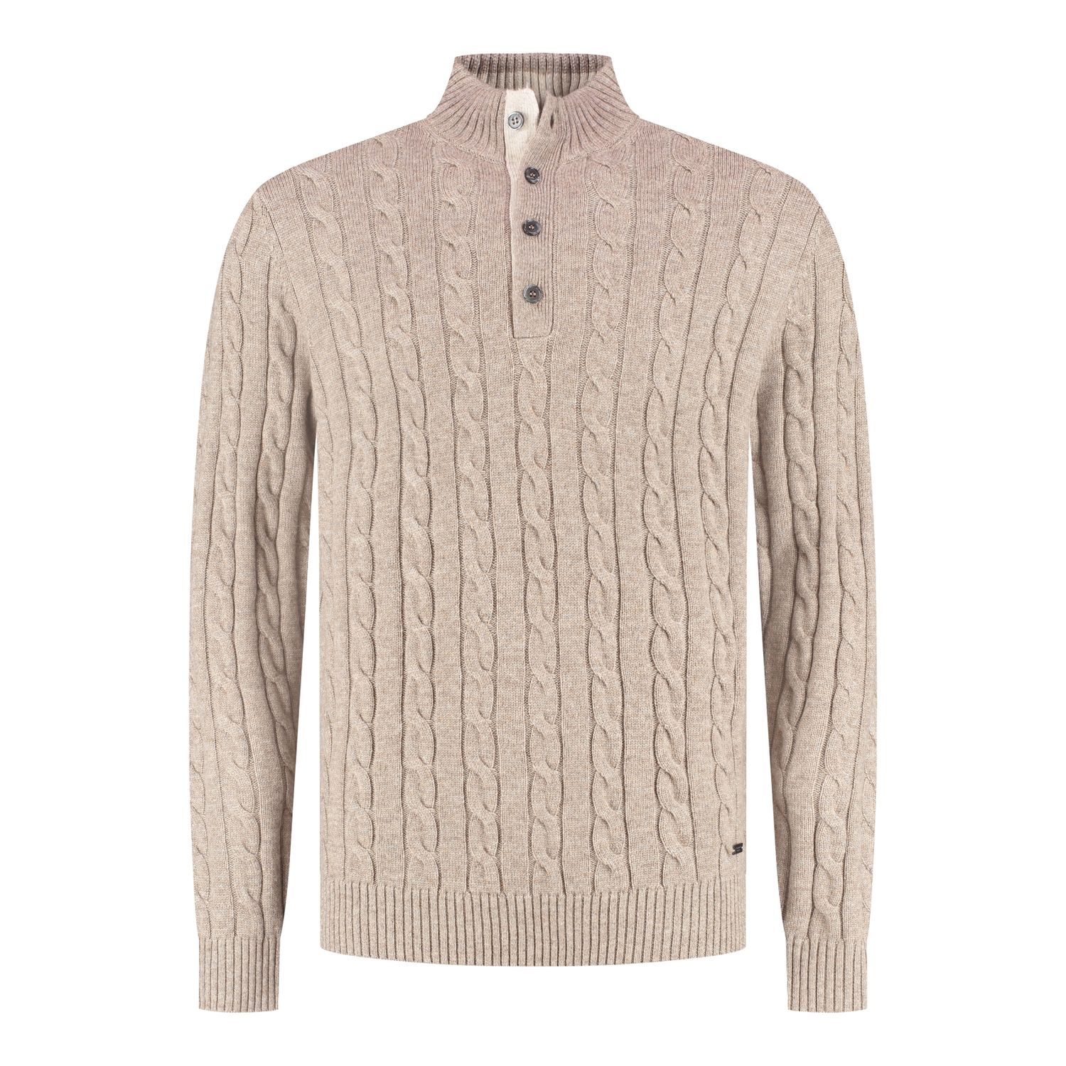 Seven Dials Chicago Half-Button Pullover Sand SDL26305CL48
