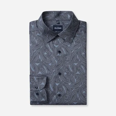 OLYMP Luxor Comfort Fit New Kent Shirt Navy