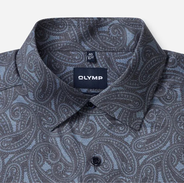 OLYMP Luxor Comfort Fit New Kent Shirt Navy