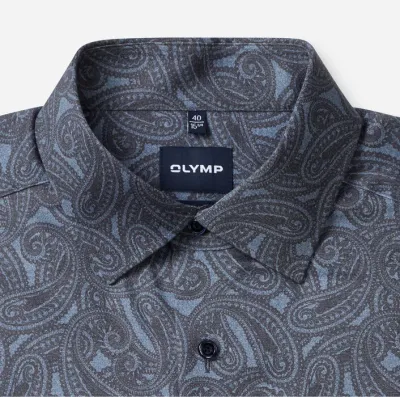 OLYMP Luxor Comfort Fit New Kent Shirt Navy