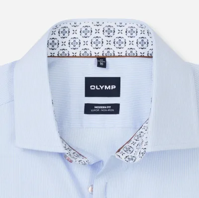 OLYMP Luxor Modern Fit Shirt Light Blue