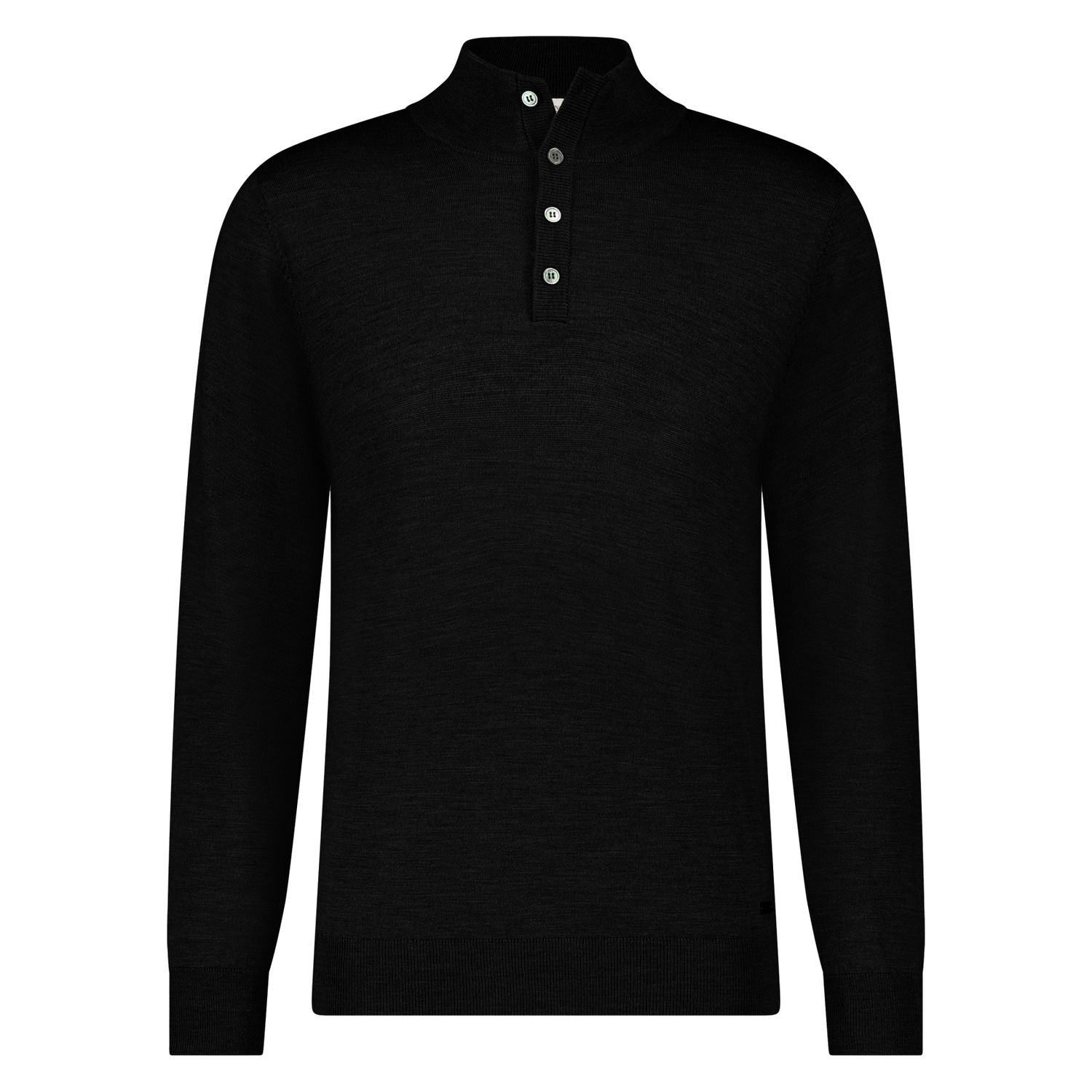 Seven Dials Payton Dark Brown Merino Polo SDL00005GU40