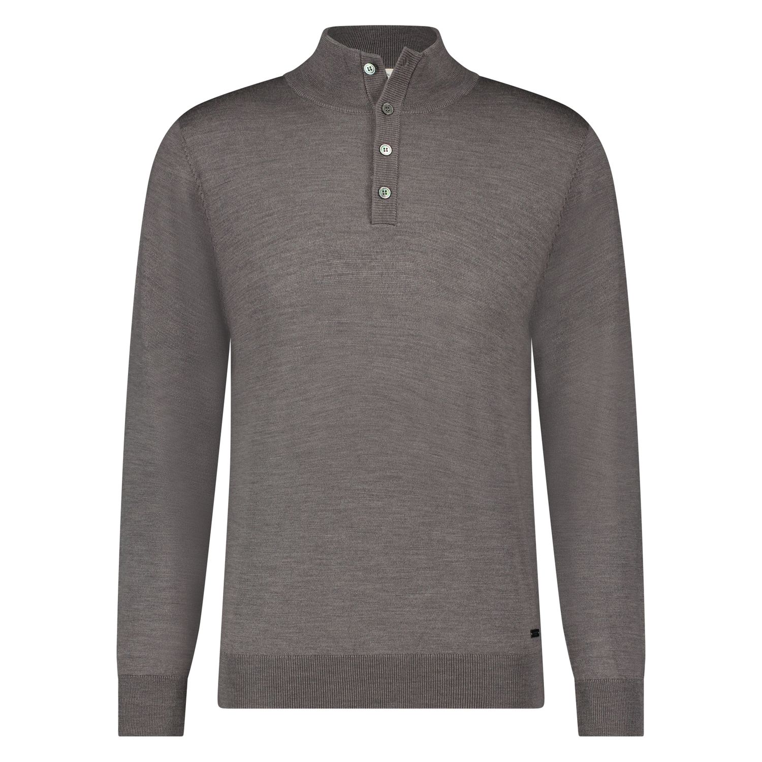 Seven Dials Payton Taupe Merino Polo SDL00005GU40