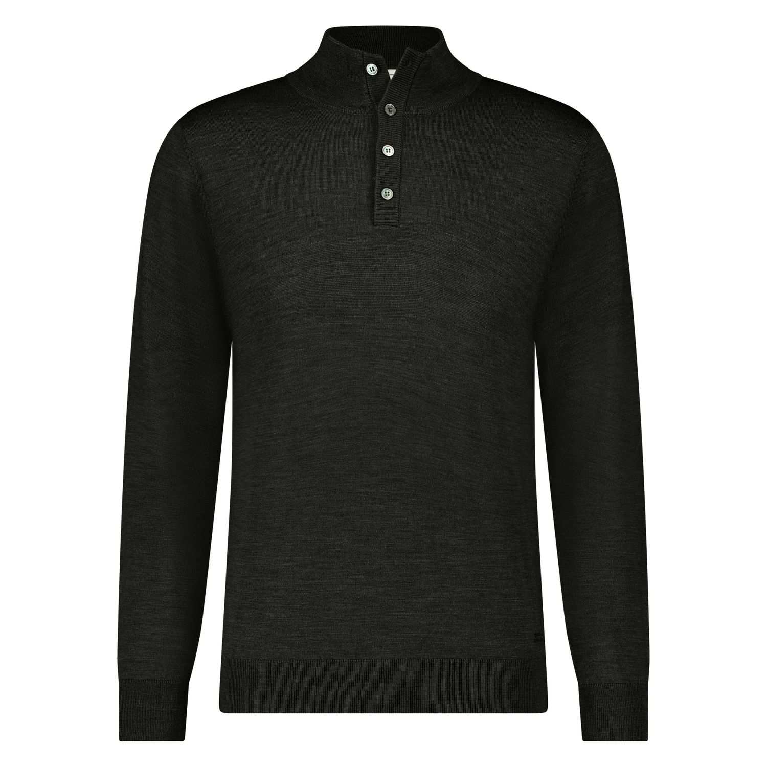 Seven Dials Payton Forest Green Merino Polo SDL00005GU40