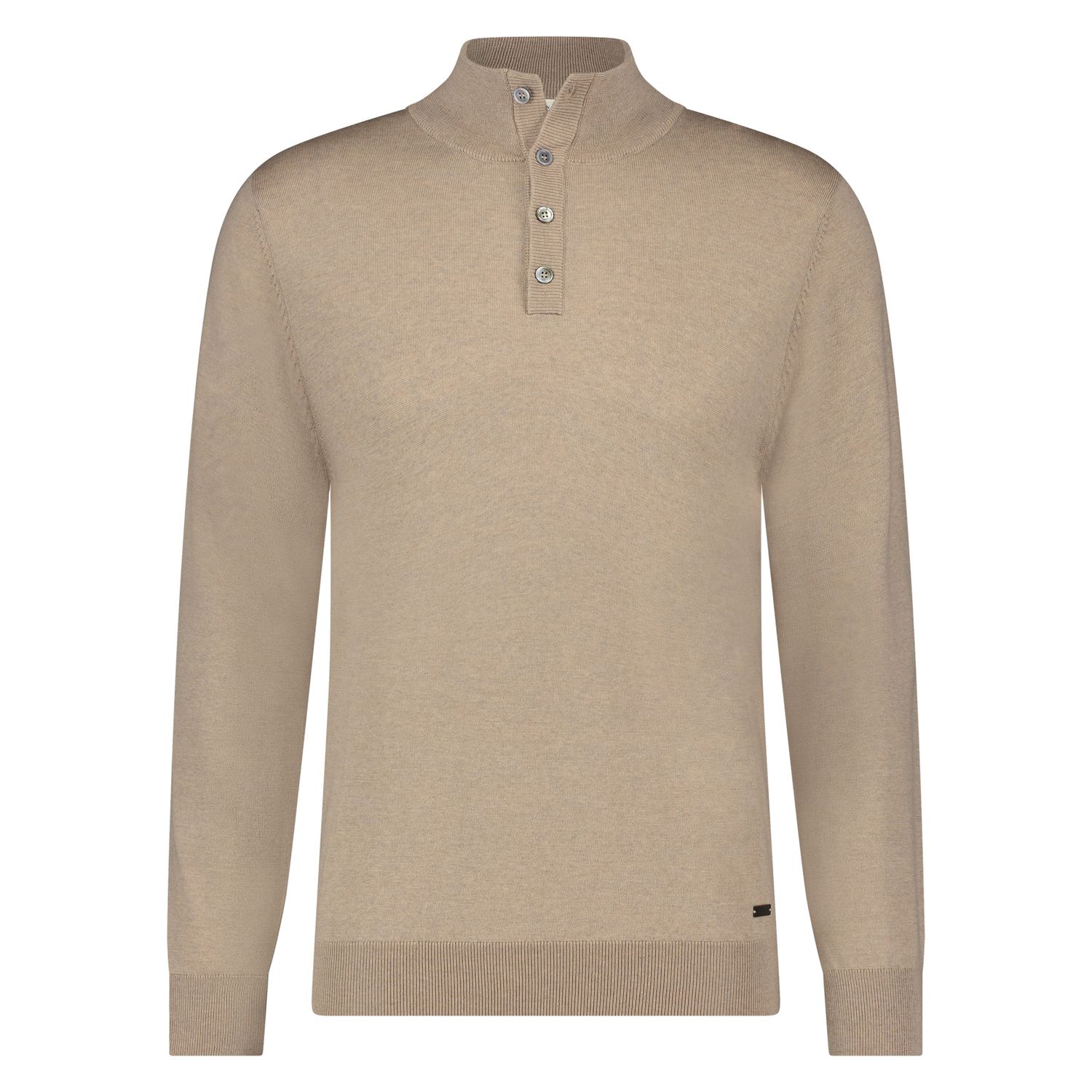 Seven Dials Payton Sand Merino Polo SDL00005GU40